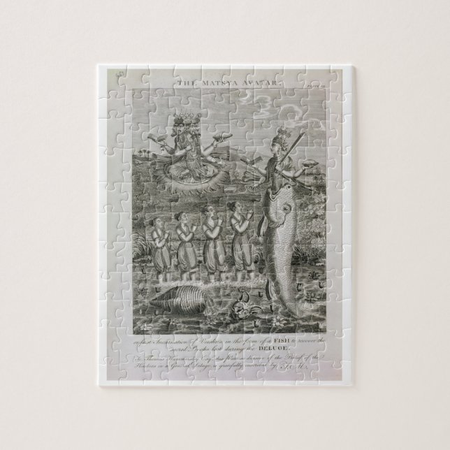 Puzzle L'avatar de Matsya, ou la première incarnation de (Vertical)