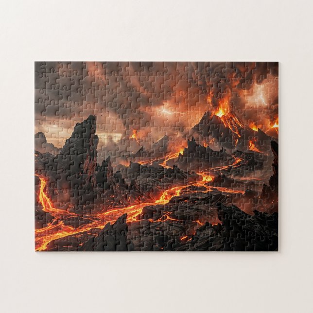 Puzzle Lave volcanique (Horizontal)