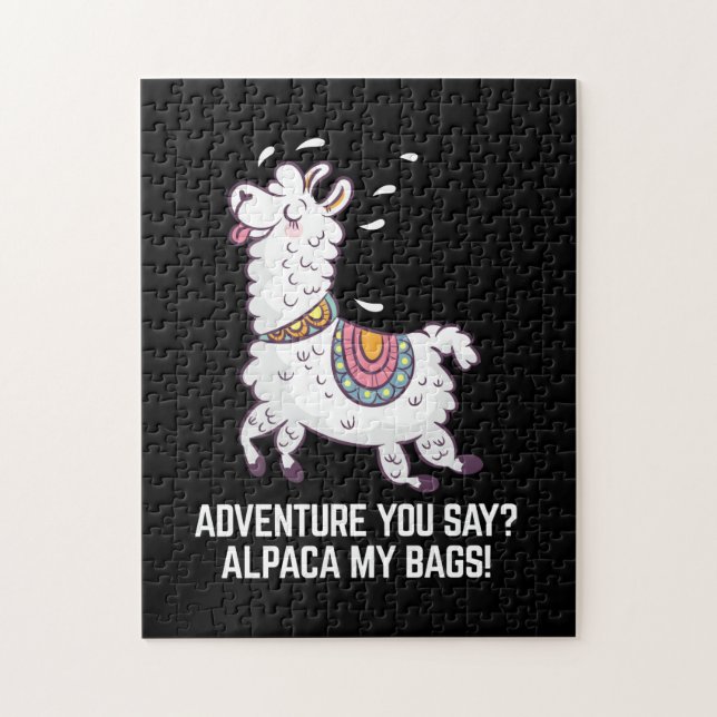 Puzzle L'Aventure Que Tu Dis ? Alpaca Mes Sacs (Vertical)