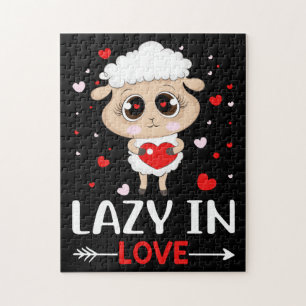 Puzzle Lazy in Love Sheep pour célibataires de la Saint-V