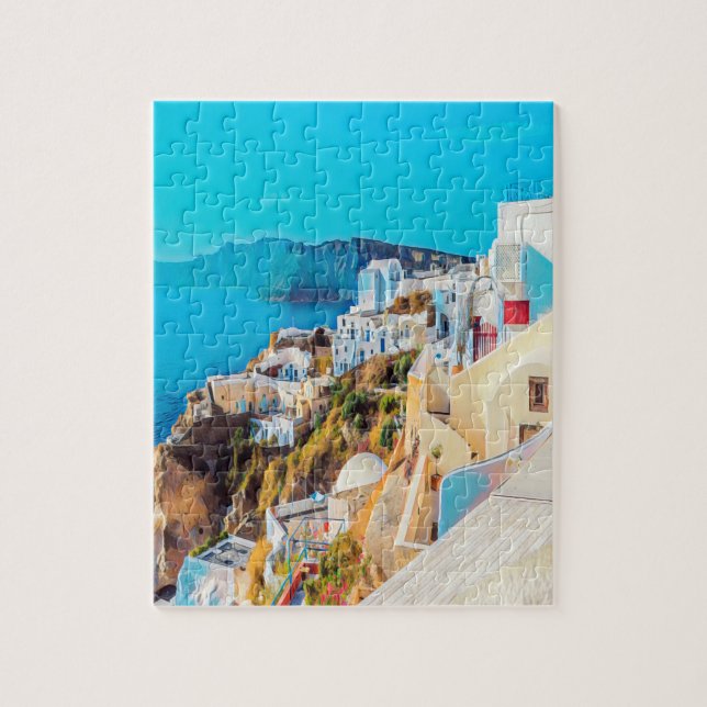 Puzzle ldp SANTORINI - panorama - (Vertical)