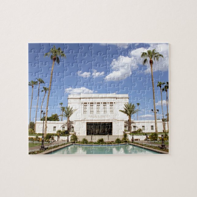 Puzzle lds mesa arizona temple mormon photo (Horizontal)