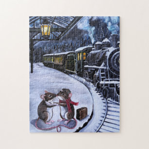 Puzzle Le baiser d'adieu Peinture d'Alfred Fox