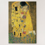 Puzzle Le baiser de Gustav Klimt<br><div class="desc">Visitez mon magasin pour un design plus intéressant et plus de choix de couleurs => zazzle.com/colorfulworld*</div>