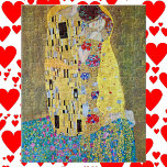 Puzzle Le baiser de Gustav Klimt, Art Nouveau Vintage<br><div class="desc">Le Kiss (Der Kuss) (1907/08) de Gustav Klimt est probablement son oeuvre la plus célèbre. Klimt a commencé à y travailler en 1907 et c'est le point culminant de sa soi-disant "période d'or". The Kiss est une vintage peinture d'amour et d'amour de l'époque victorienne Symbolisme mettant en vedette un couple...</div>