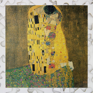Puzzle Le Baiser de Gustav Klimt, Art Nouveau Vintage