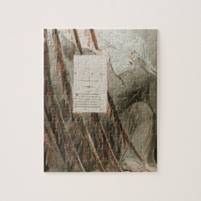 Puzzle Le barde : Une ode Pindaric, 'des poèmes de Thoma (Vertical)