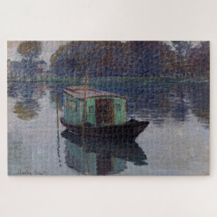 Puzzle Le bateau-atelier 1874 - Claude Monet