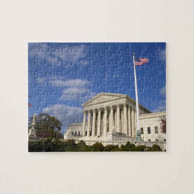 Puzzle Le bâtiment de la Cour suprême des États-Unis à (Horizontal)