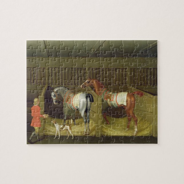 Puzzle Le belongin courant célèbre d'écuries et de deux (Horizontal)