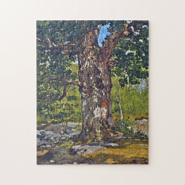 Puzzle Le Bodmer Oak Monet Art (Vertical)