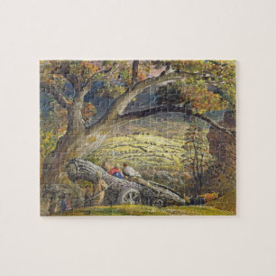 Puzzle Le bois de construction Wain, c.1833-34 (la