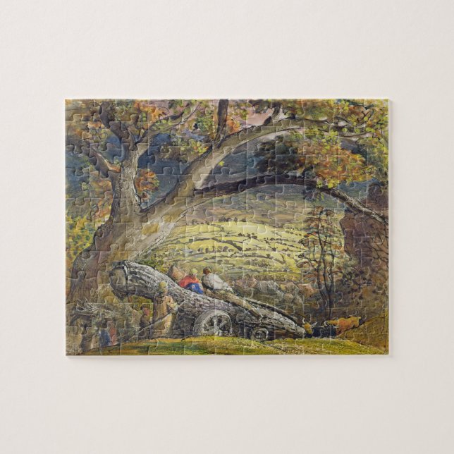 Puzzle Le bois de construction Wain, c.1833-34 (la (Horizontal)