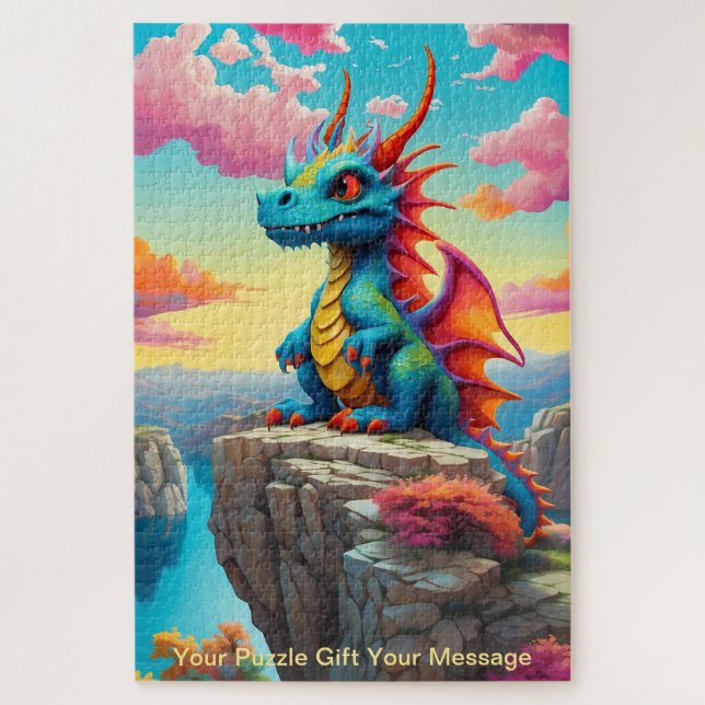 Puzzle Le Brave Baby Dragon (Vertical)