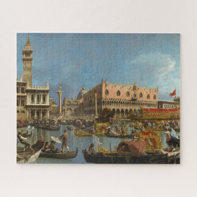 Puzzle Le Bucintoro Retour au Molo par Canaletto (Horizontal)