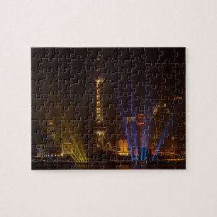Puzzle Le Bund (front de mer) à Shanghai.Regarder