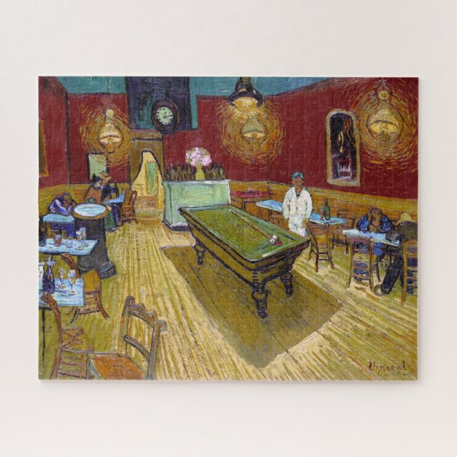 Puzzle Le Café de nuit | Van Gogh | (Horizontal)
