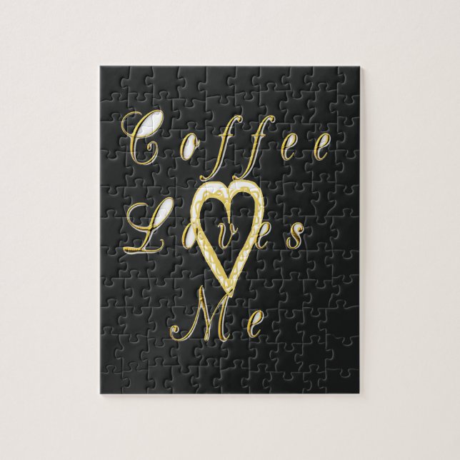 Puzzle Le café m'aime. (Vertical)