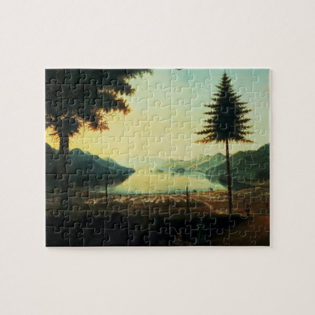 Puzzle Le campement au lac George, New York, 1759 (huile (Horizontal)