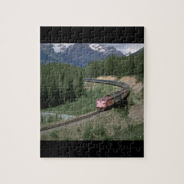 Puzzle Le Canada, rail FP-7 #1406_Trains de CP du monde (Vertical)