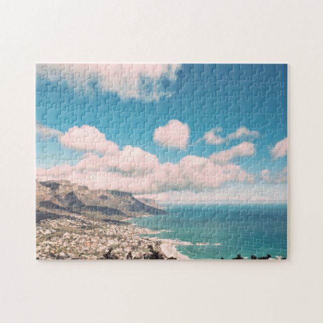 Puzzle Le Cap Afrique du Sud Table Mountain Océan (Horizontal)