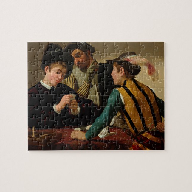Puzzle Le Cardsharps par Caravaggio (Horizontal)