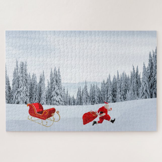 Puzzle Le casse-tête du Père Noël (Horizontal)