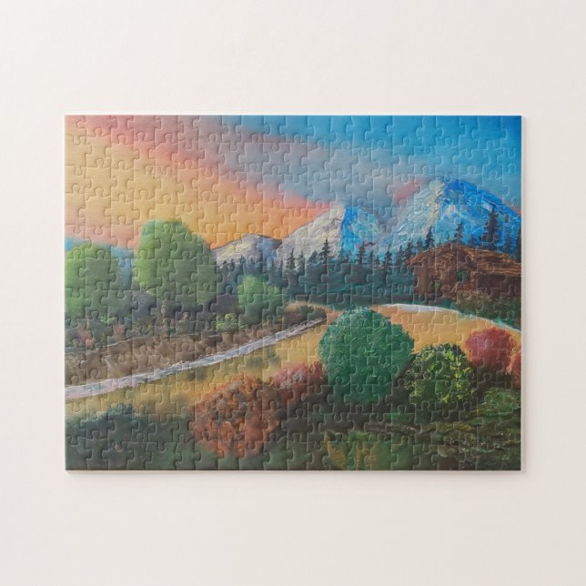 Puzzle Le casse-tête inspiré par Bob Ross (Horizontal)