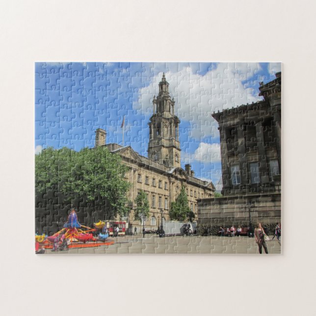 Puzzle Le centre-ville de Preston. (Horizontal)