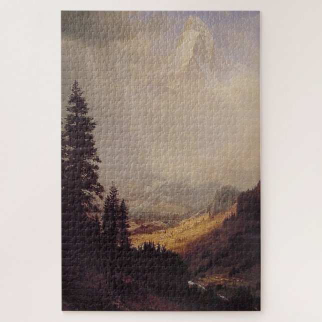 Puzzle Le Cervin d'Albert Bierstadt, 1867 (Vertical)