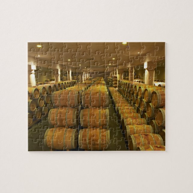 Puzzle Le chai, cave de vieillissement en fûts - Chateau  (Horizontal)