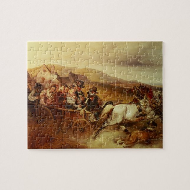 Puzzle Le chariot de mariage (Horizontal)