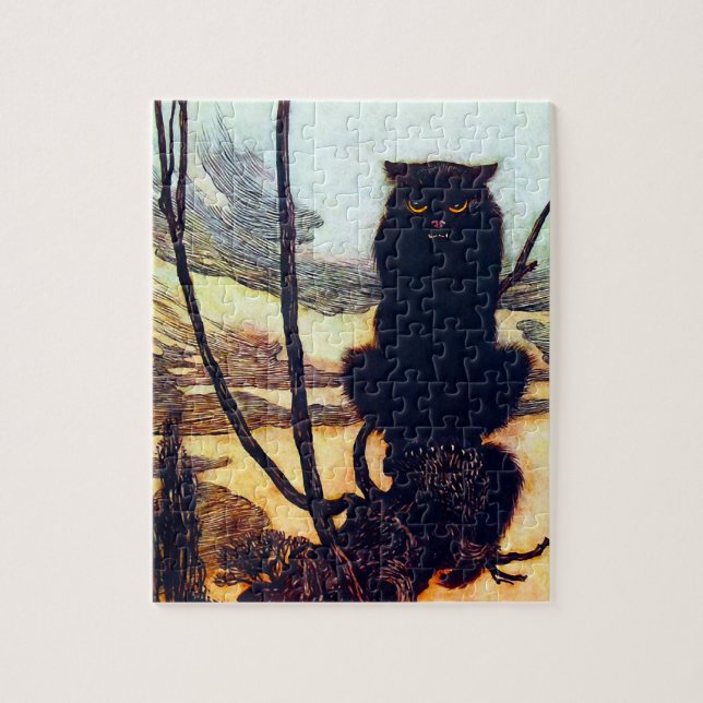 Puzzle Le chat noir (Vertical)