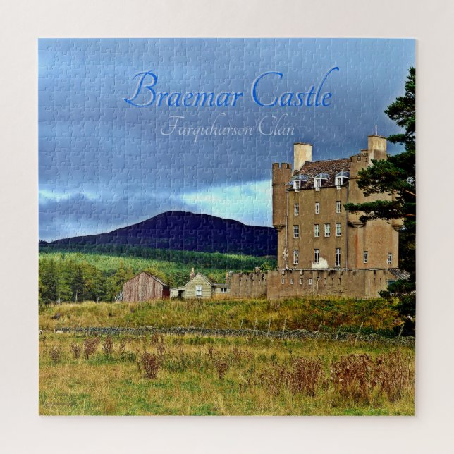 Puzzle Le château Braemar Pittoresque de Farquharson Clan (Vertical)