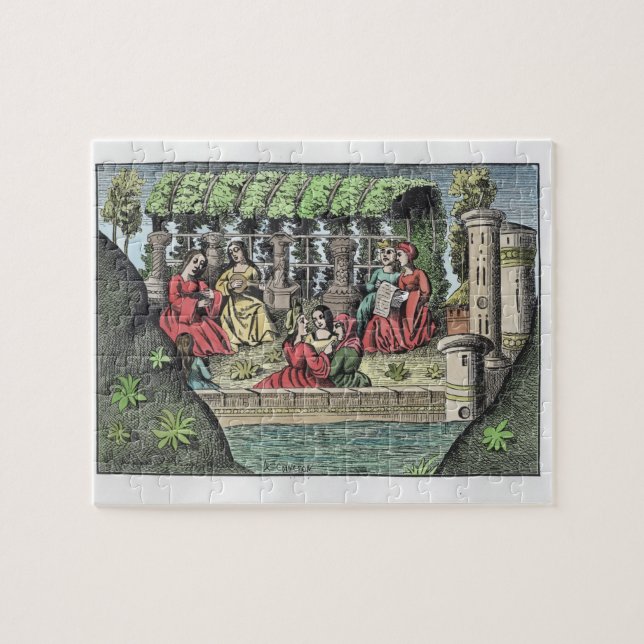 Puzzle Le château d'Alamond et de ses enchantements, de ' (Horizontal)