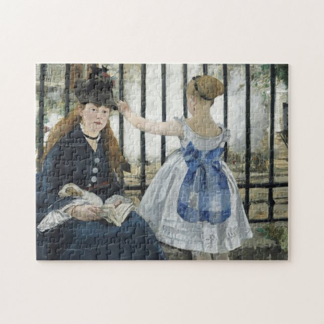 Puzzle Le chemin de fer | Édouard Manet (Horizontal)