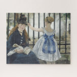 Puzzle Le Chemin de fer - Manet Impressionniste Peinture<br><div class="desc">Tableau impressionniste d'Édouard Manet - Chefs d'oeuvre classiques - Collection impressionniste d'Édouard Manet - Le chemin de fer</div>
