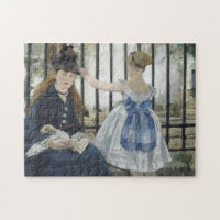 Le Chemin de fer - Manet Impressionniste Peinture