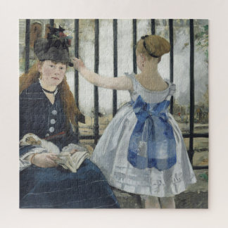 Puzzle Le Chemin de fer - Manet Impressionniste Peinture