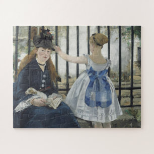 Puzzle Le Chemin de fer - Manet Impressionniste Peinture 