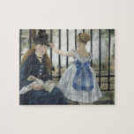 Puzzle Le Chemin de fer - Manet Impressionniste Peinture<br><div class="desc">Tableau impressionniste d'Édouard Manet - Chefs d'oeuvre classiques - Collection impressionniste d'Édouard Manet - Le chemin de fer</div>