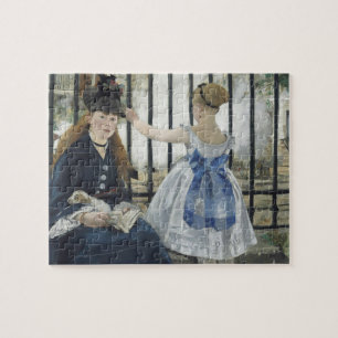 Puzzle Le Chemin de fer - Manet Impressionniste Peinture