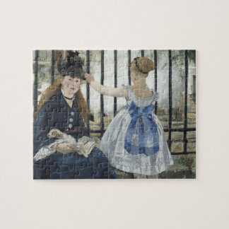 Puzzle Le Chemin de fer - Manet Impressionniste Peinture 