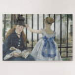 Puzzle Le Chemin de fer - Manet Impressionniste Peinture<br><div class="desc">Tableau impressionniste d'Édouard Manet - Chefs d'oeuvre classiques - Collection impressionniste d'Édouard Manet - Le chemin de fer</div>