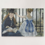 Puzzle Le Chemin de fer - Manet Impressionniste Peinture<br><div class="desc">Tableau impressionniste d'Édouard Manet - Chefs d'oeuvre classiques - Collection impressionniste d'Édouard Manet - Le chemin de fer</div>