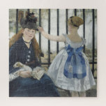 Puzzle Le Chemin de fer - Manet Impressionniste Peinture<br><div class="desc">Tableau impressionniste d'Édouard Manet - Chefs d'oeuvre classiques - Collection impressionniste d'Édouard Manet - Le chemin de fer</div>