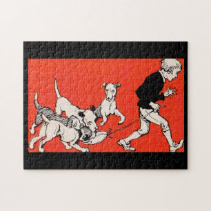 Puzzle le chien marcheur