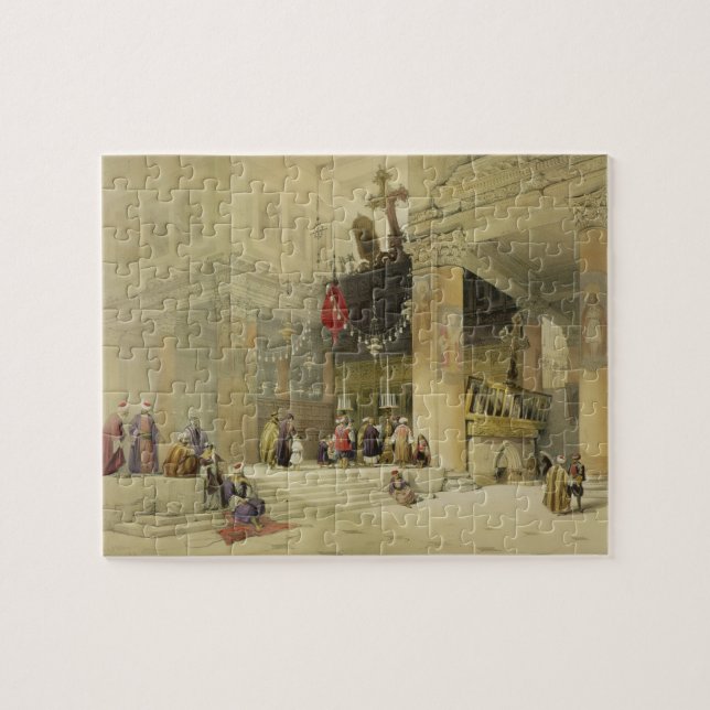 Puzzle Le choeur de l'église de la Ste.Hélène, plaquent (Horizontal)