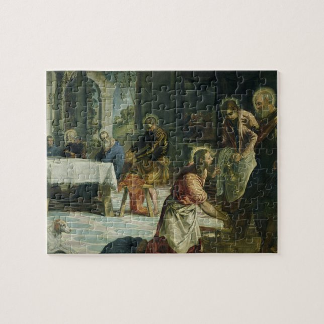 Puzzle Le Christ lavant les pieds des disciples, c.1547 (Horizontal)