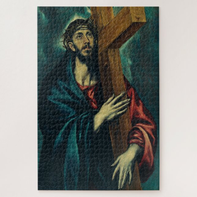 Puzzle Le Christ portant la Croix par El Greco (Vertical)